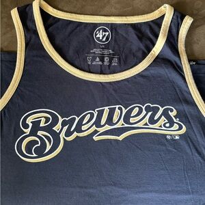 47 Brand Brewers Navy and Gold Tank Top